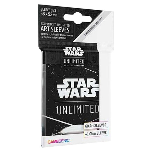 Gamegenic - Star Wars Unlimited - Art Sleeves - Card Back White (60 Sleeves)