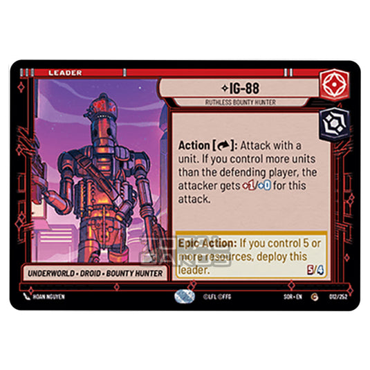 Star Wars Unlimited - Spark of Rebellion - IG-88 (Common) - 012/252