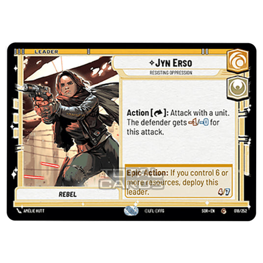 Star Wars Unlimited - Spark of Rebellion - Jyn Erso (Common) - 018/252