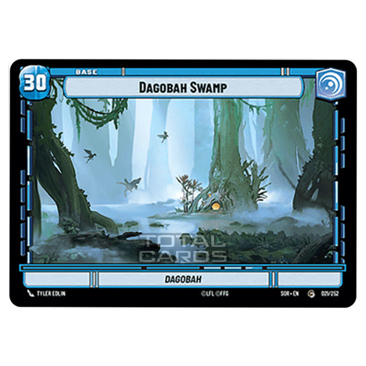 Star Wars Unlimited - Spark of Rebellion - Dagobah Swamp (Common) - 021/252