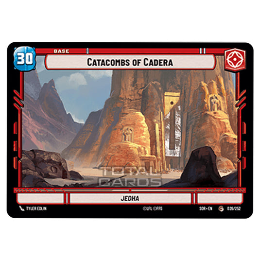 Star Wars Unlimited - Spark of Rebellion - Catacombs of Cadera (Common) - 026/252