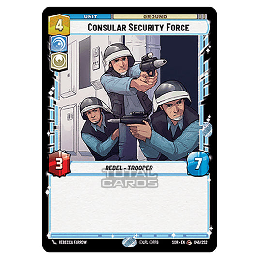 Star Wars Unlimited - Spark of Rebellion - Consular Security Force (Common) - 046/252