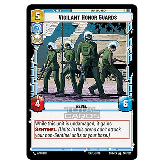 Star Wars Unlimited - Spark of Rebellion - Vigilant Honor Guards (Common) - 048/252