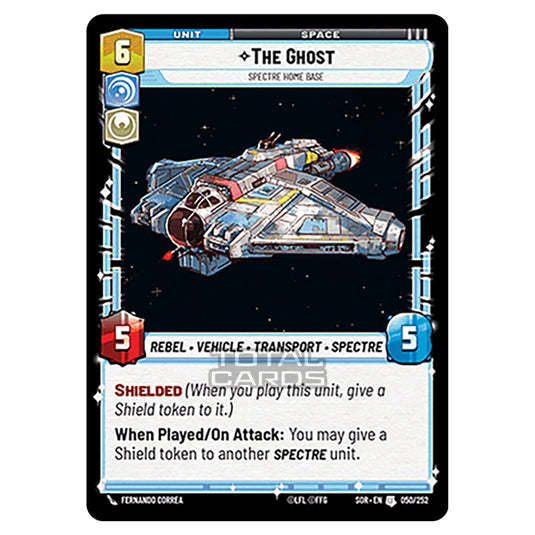 Star Wars Unlimited - Spark of Rebellion - The Ghost (Uncommon) - 050/252