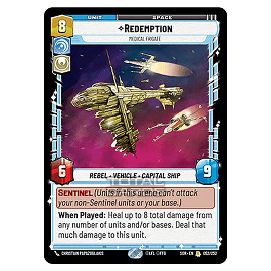 Star Wars Unlimited - Spark of Rebellion - Redemption (Rare) - 052/252