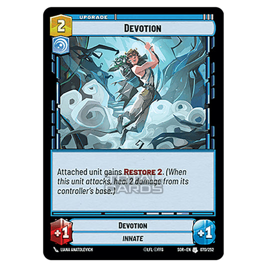 Star Wars Unlimited - Spark of Rebellion - Devotion (Uncommon) - 070/252