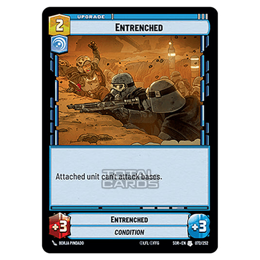 Star Wars Unlimited - Spark of Rebellion - Entrenched (Uncommon) - 072/252