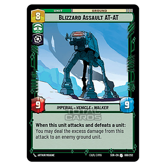 Star Wars Unlimited - Spark of Rebellion - Blizzard Assault AT-AT (Uncommon) - 088/252