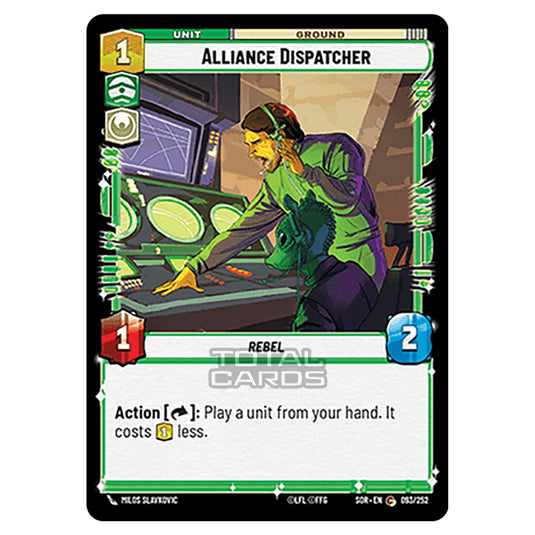 Star Wars Unlimited - Spark of Rebellion - Alliance Dispatcher (Common) - 093/252