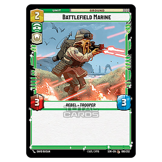 Star Wars Unlimited - Spark of Rebellion - Battlefield Marine (Common) - 095/252