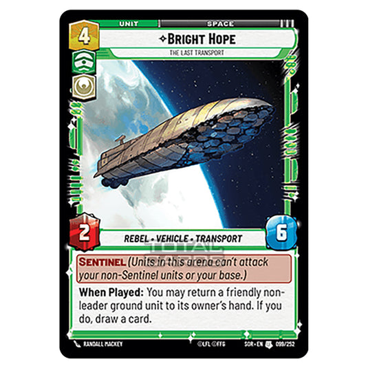 Star Wars Unlimited - Spark of Rebellion - Bright Hope (Uncommon) - 099/252