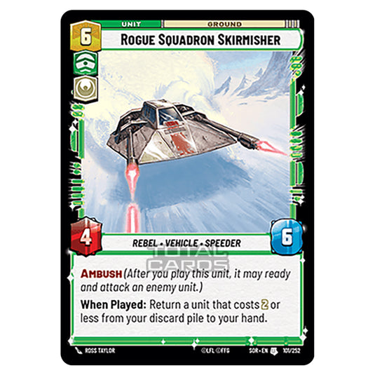 Star Wars Unlimited - Spark of Rebellion - Rogue Squadron Skirmisher (Uncommon) - 101/252