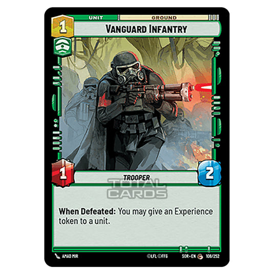 Star Wars Unlimited - Spark of Rebellion - Vanguard Infantry (Common) - 108/252