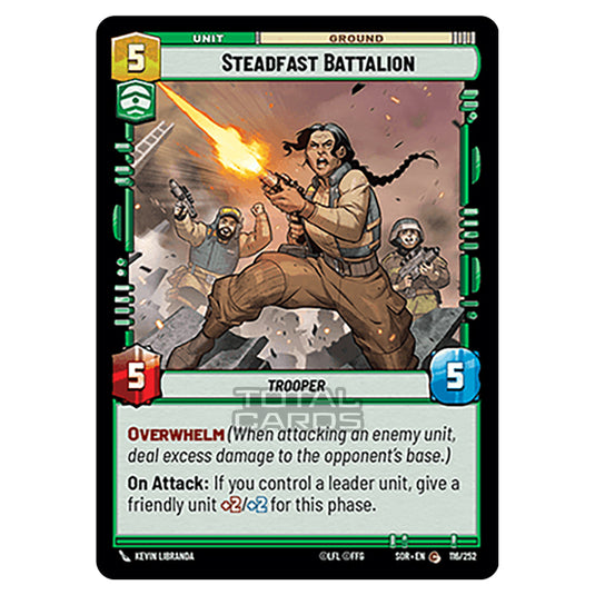 Star Wars Unlimited - Spark of Rebellion - Steadfast Battalion (Common) - 116/252