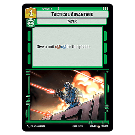 Star Wars Unlimited - Spark of Rebellion - Tactical Advantage (Common) - 124/252