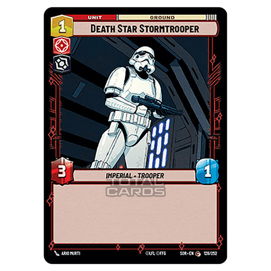 Star Wars Unlimited - Spark of Rebellion - Death Star Stormtrooper (Common) - 128/252