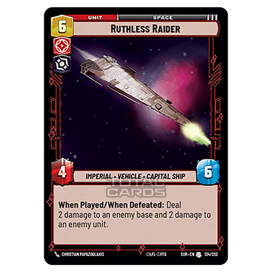 Star Wars Unlimited - Spark of Rebellion - Ruthless Raider (Uncommon) - 134/252