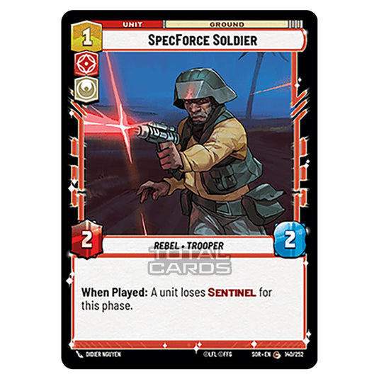 Star Wars Unlimited - Spark of Rebellion - SpecForce Soldier (Common) - 140/252