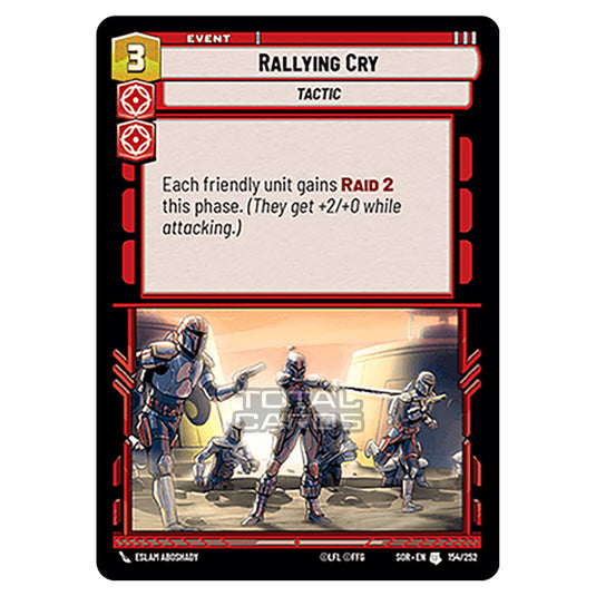 Star Wars Unlimited - Spark of Rebellion - Rallying Cry (Uncommon) - 154/252