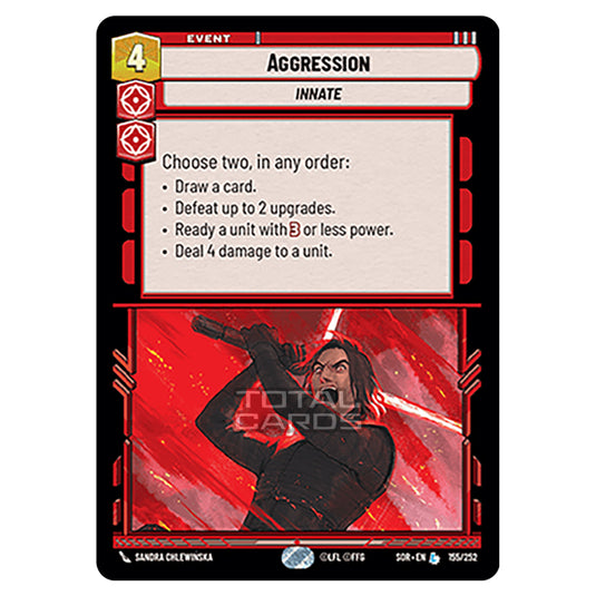 Star Wars Unlimited - Spark of Rebellion - Aggression (Legendary) - 155/252