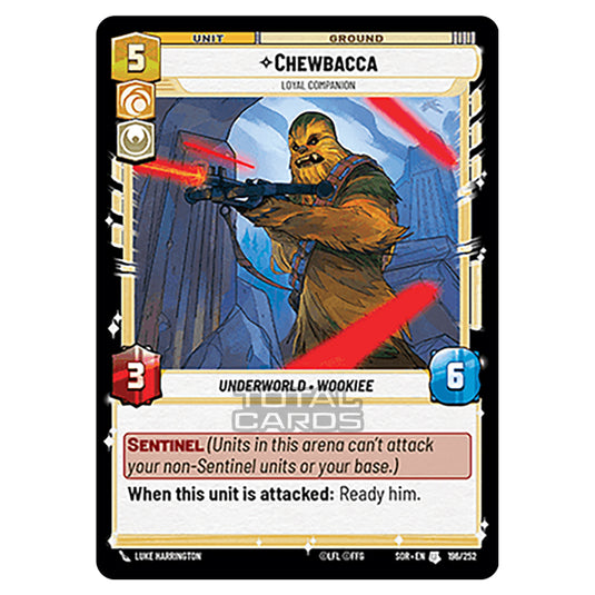 Star Wars Unlimited - Spark of Rebellion - Chewbacca (Uncommon) - 196/252