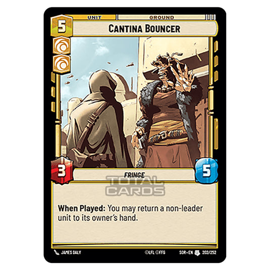 Star Wars Unlimited - Spark of Rebellion - Cantina Bouncer (Uncommon) - 202/252