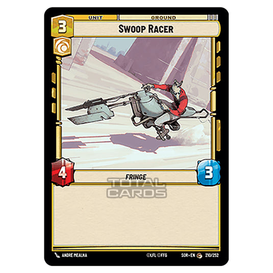 Star Wars Unlimited - Spark of Rebellion - Swoop Racer (Common) - 210/252