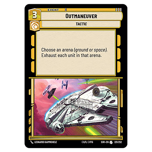 Star Wars Unlimited - Spark of Rebellion - Outmaneuver (Uncommon) - 221/252