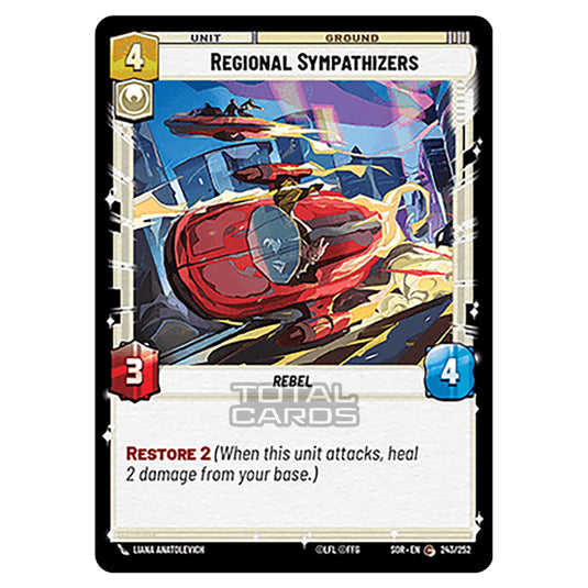 Star Wars Unlimited - Spark of Rebellion - Regional Sympathizers (Common) - 243/252