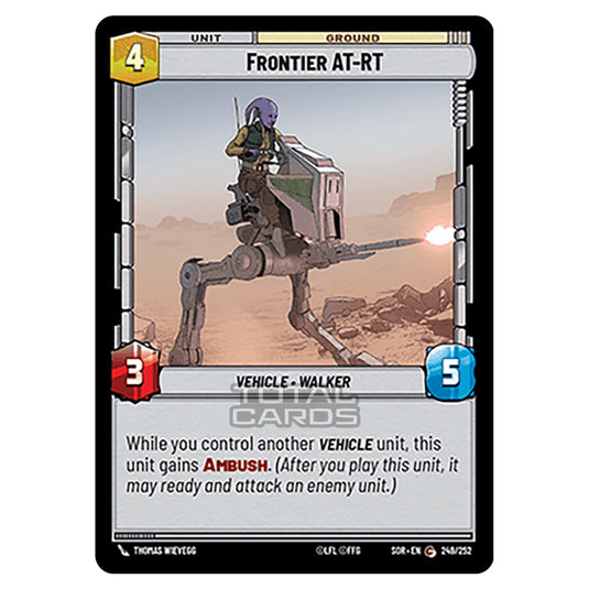 Star Wars Unlimited - Spark of Rebellion - Frontier AT-RT (Common) - 249/252