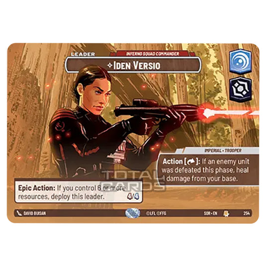 Star Wars Unlimited - Spark of Rebellion - Iden Versio (Rare) - 254 (Showcase)