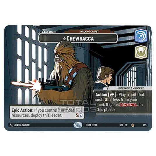 Star Wars Unlimited - Spark of Rebellion - Chewbacca (Common) - 255 (Showcase)