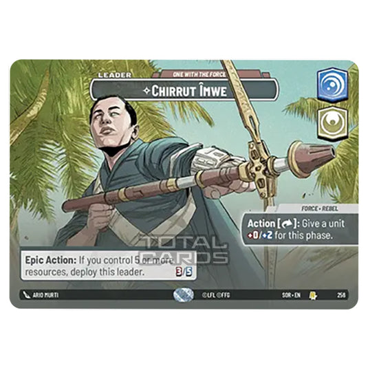 Star Wars Unlimited - Spark of Rebellion - Chirrut Îmwe (Rare) - 256 (Showcase)