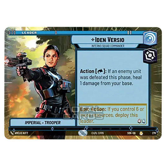 Star Wars Unlimited - Spark of Rebellion - Iden Versio (Rare) - 270 (Hyperspace)