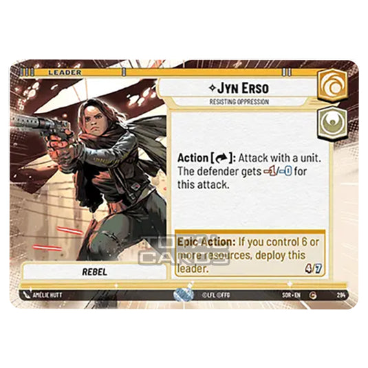 Star Wars Unlimited - Spark of Rebellion - Jyn Erso (Common) - 284 (Hyperspace)