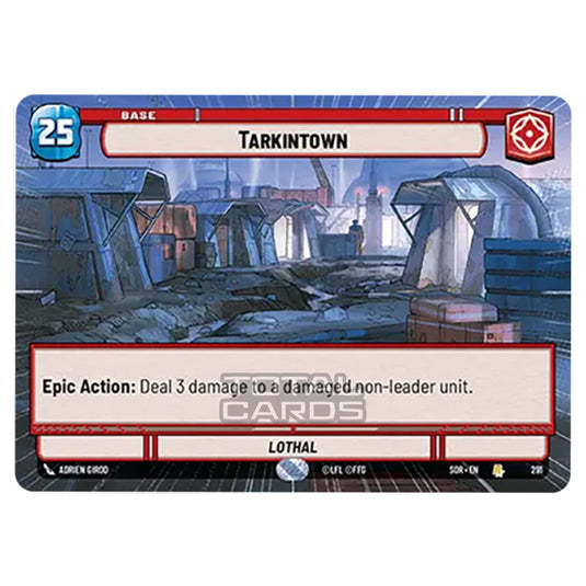 Star Wars Unlimited - Spark of Rebellion - Tarkintown (Rare) - 291 (Hyperspace)