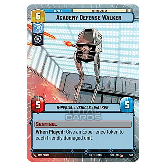 Star Wars Unlimited - Spark of Rebellion - Academy Defense Walker (Common) - 303 (Hyperspace)