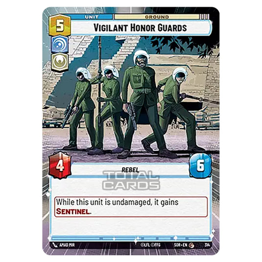 Star Wars Unlimited - Spark of Rebellion - Vigilant Honor Guards (Common) - 314 (Hyperspace)