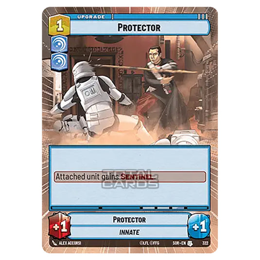 Star Wars Unlimited - Spark of Rebellion - Protector (Uncommon) - 322 (Hyperspace)