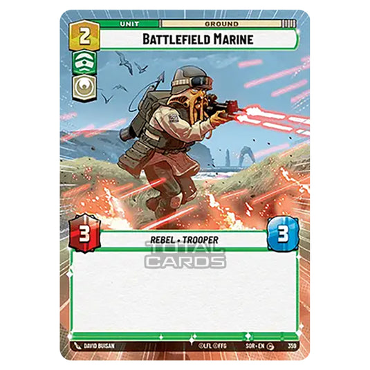 Star Wars Unlimited - Spark of Rebellion - Battlefield Marine (Common) - 359 (Hyperspace)