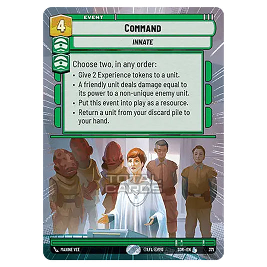 Star Wars Unlimited - Spark of Rebellion - Command (Legendary) - 371 (Hyperspace)