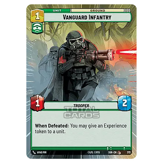 Star Wars Unlimited - Spark of Rebellion - Vanguard Infantry (Common) - 372 (Hyperspace)