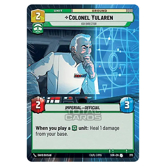 Star Wars Unlimited - Spark of Rebellion - Colonel Yularen (Uncommon) - 373 (Hyperspace)