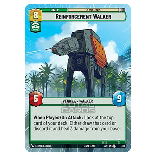 Star Wars Unlimited - Spark of Rebellion - Reinforcement Walker (Uncommon) - 383 (Hyperspace)