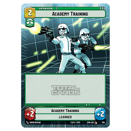 Star Wars Unlimited - Spark of Rebellion - Academy Training (Common) - 384 (Hyperspace)