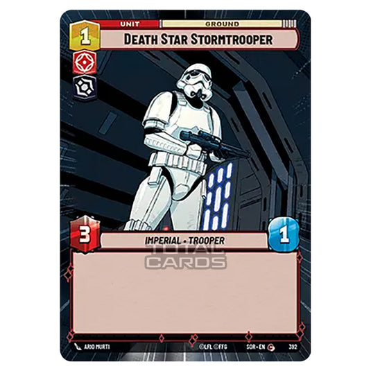 Star Wars Unlimited - Spark of Rebellion - Death Star Stormtrooper (Common) - 392 (Hyperspace)