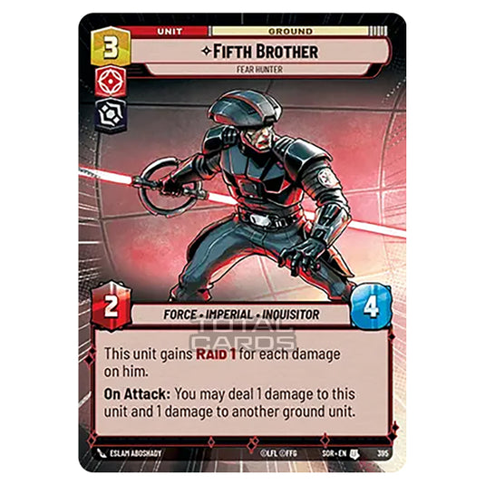 Star Wars Unlimited - Spark of Rebellion - Fifth Brother (Uncommon) - 395 (Hyperspace)