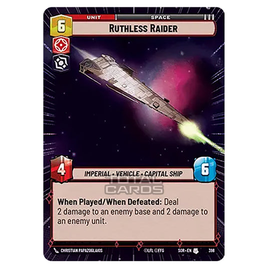 Star Wars Unlimited - Spark of Rebellion - Ruthless Raider (Uncommon) - 398 (Hyperspace)