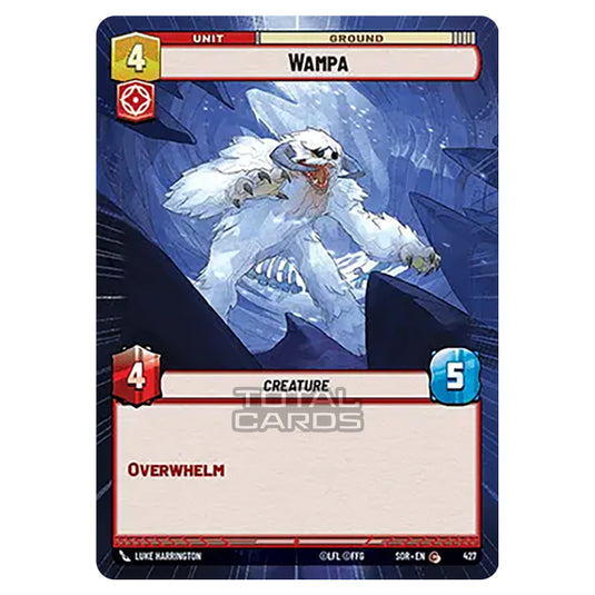 Star Wars Unlimited - Spark of Rebellion - Wampa (Common) - 427 (Hyperspace)