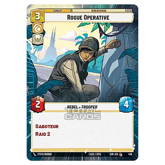 Star Wars Unlimited - Spark of Rebellion - Rogue Operative (Common) - 456 (Hyperspace)